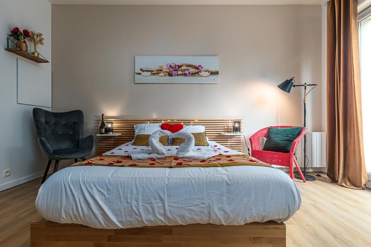 Asnières Havre De Paix Jacuzzi 아파트 외부 사진